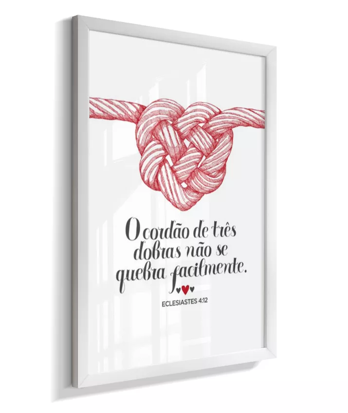 O cordão de 3 dobras