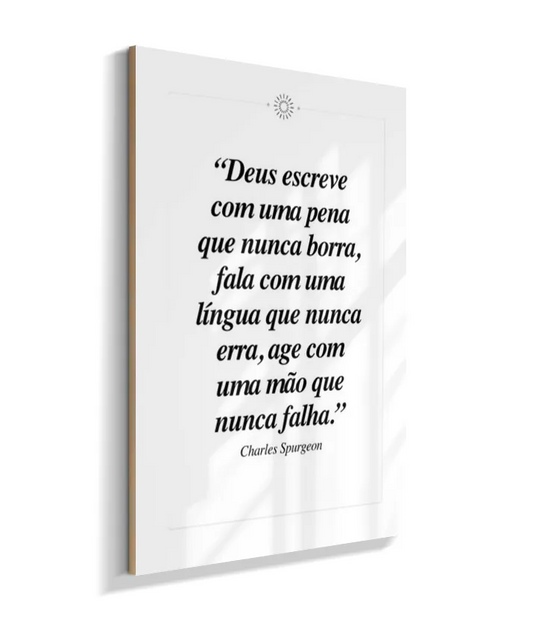 Spurgeon - Deus escreve