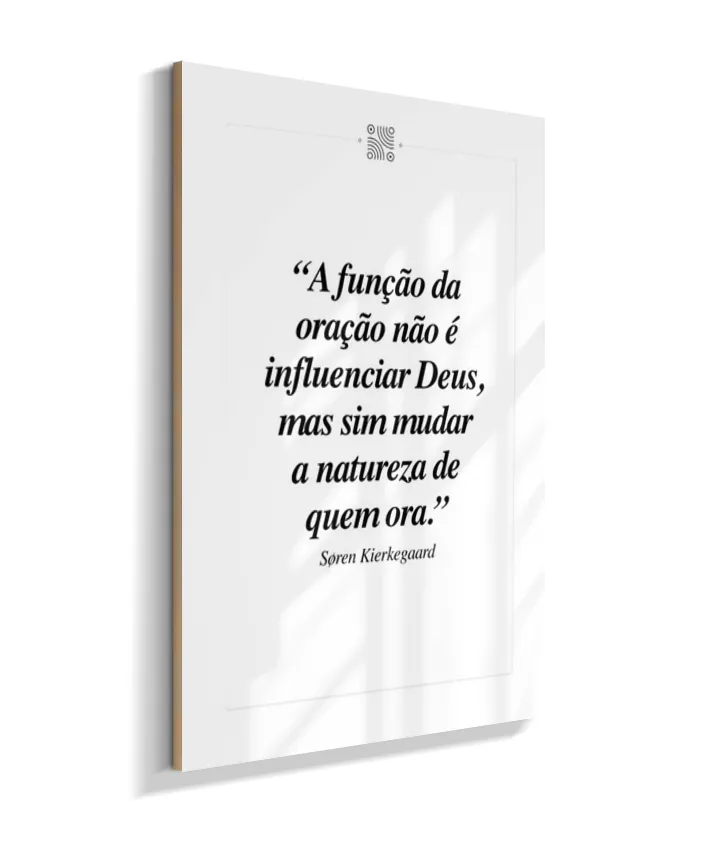 Kierkegaard - A oração