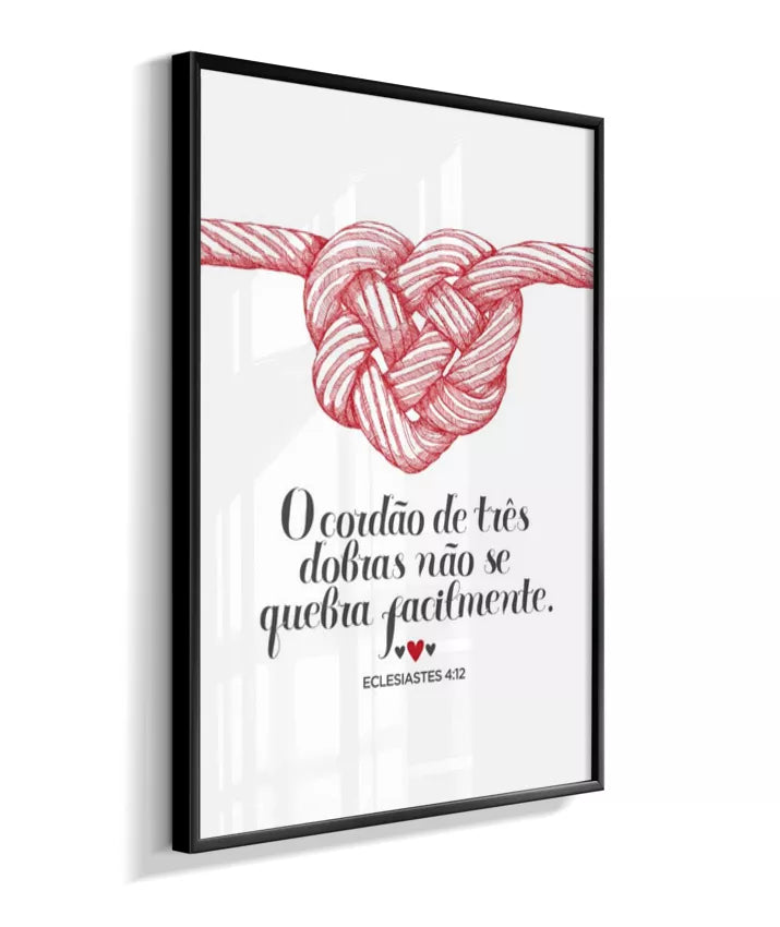 O cordão de 3 dobras