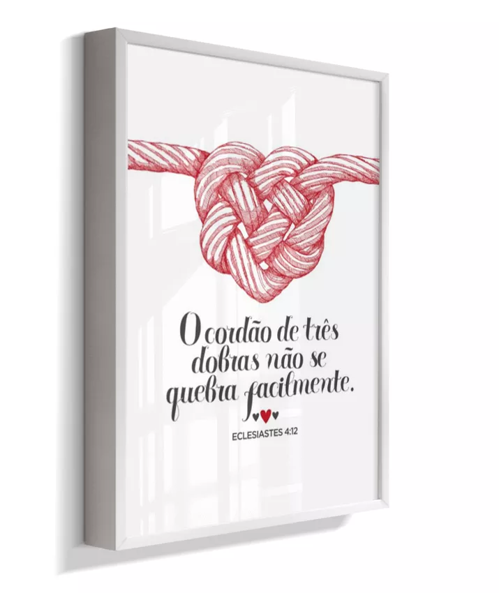 O cordão de 3 dobras