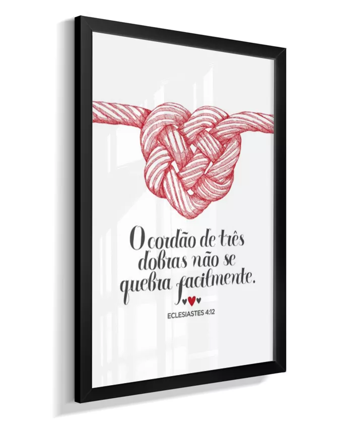 O cordão de 3 dobras