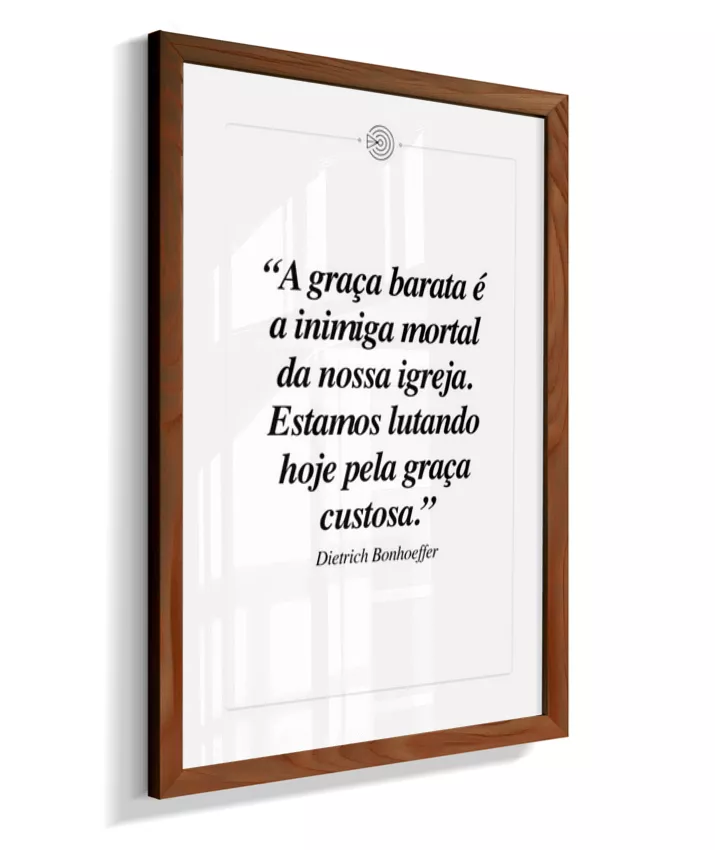 Bonhoeffer - A graça barata