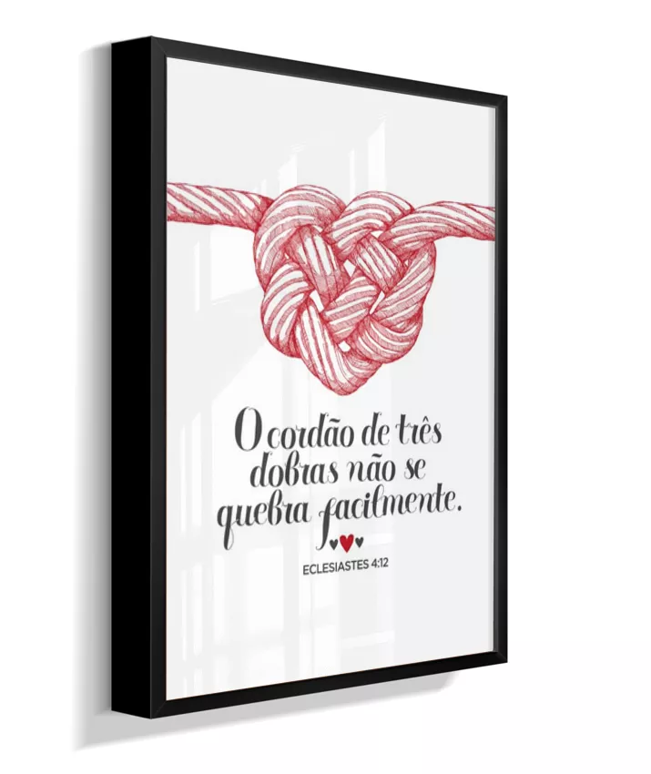 O cordão de 3 dobras