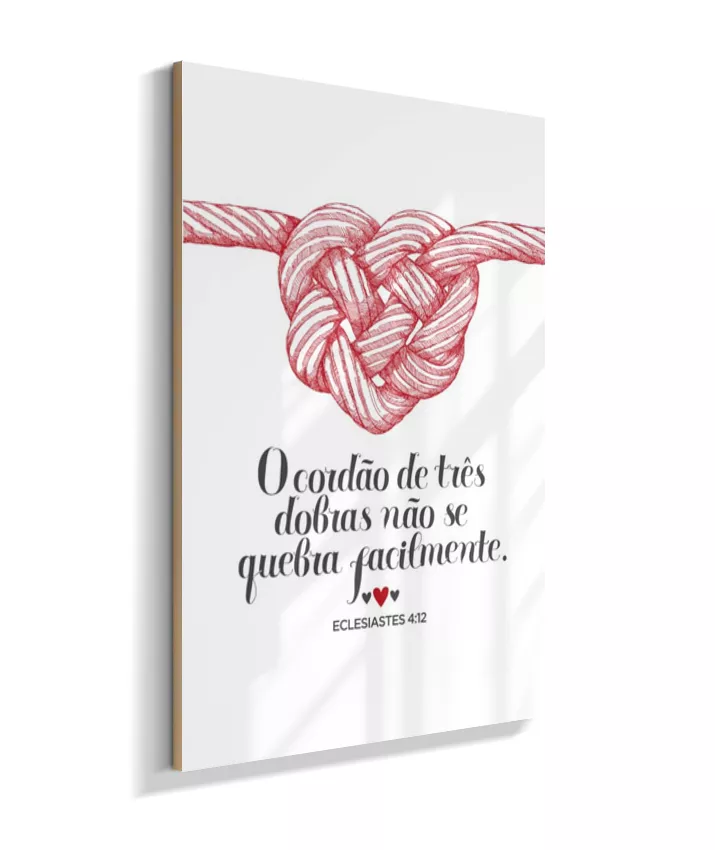 O cordão de 3 dobras