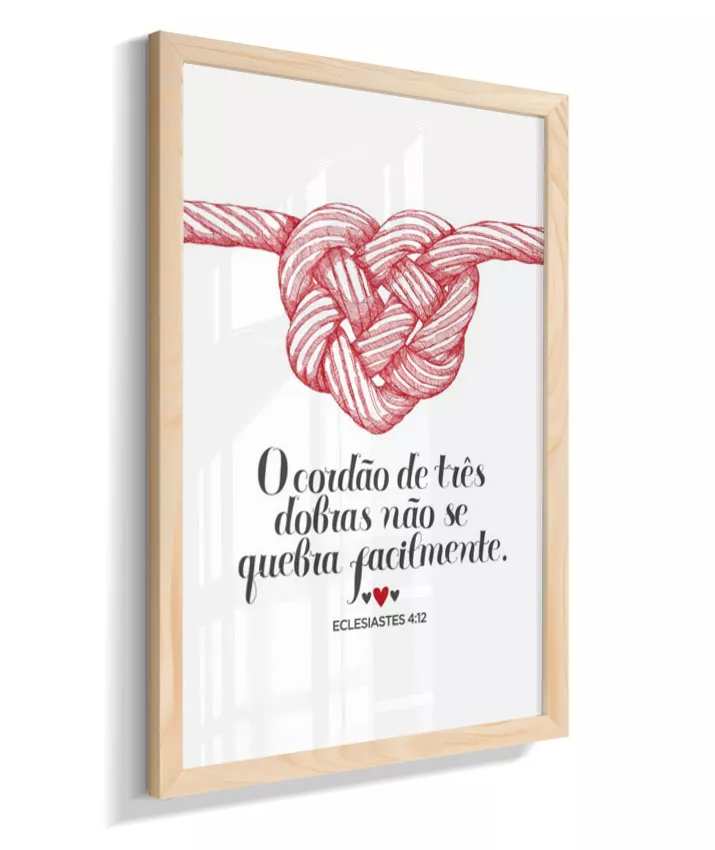 O cordão de 3 dobras