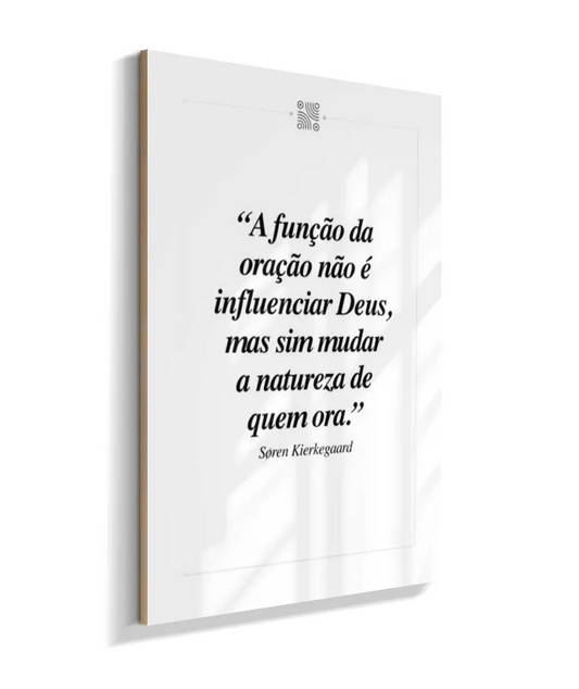 Kierkegaard - A oração
