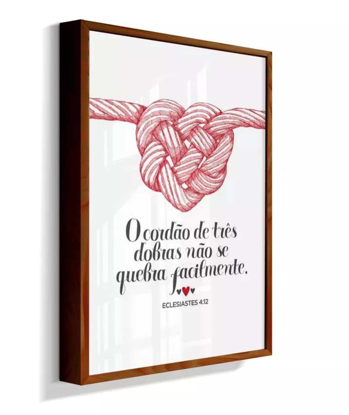 O cordão de 3 dobras