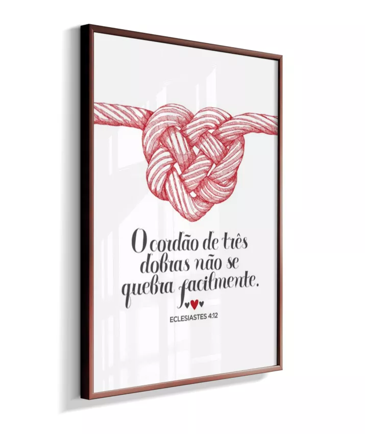 O cordão de 3 dobras