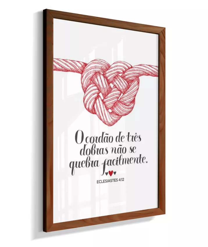 O cordão de 3 dobras